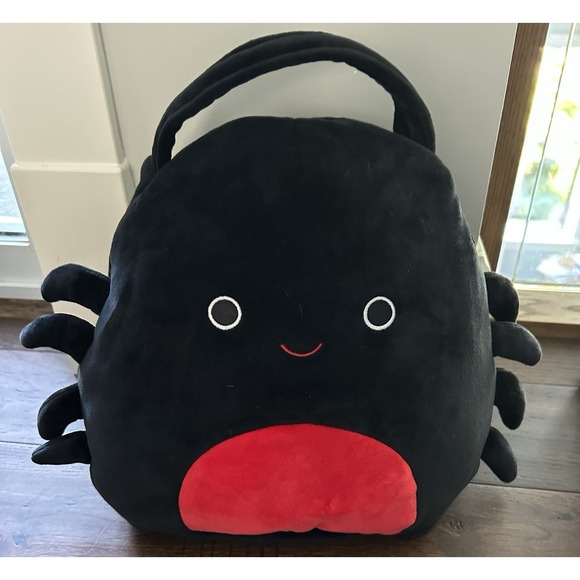 Squishmallows Other - Bella Spider Squishmallows 10" Kellytoy Stuffed Plush Treat Pail Bucket Basket